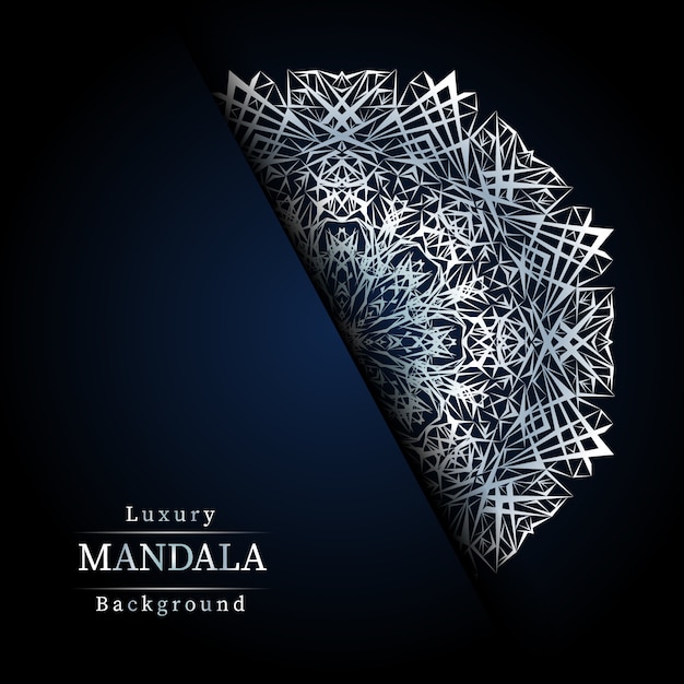 Kreativer Luxus-Mandala-Hintergrund