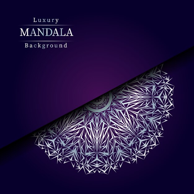 Kreativer Luxus-Mandala-Hintergrund