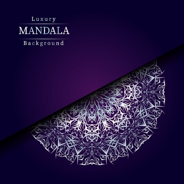 Kreativer Luxus-Mandala-Hintergrund