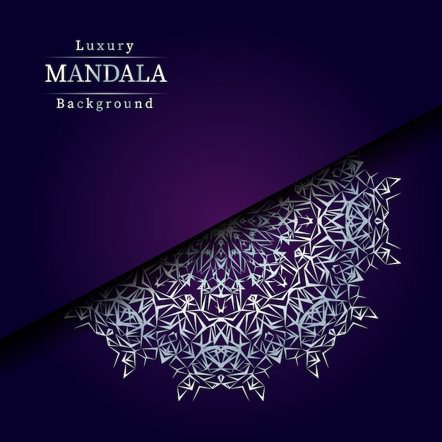 Kreativer Luxus-Mandala-Hintergrund