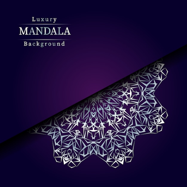 Kreativer Luxus-Mandala-Hintergrund