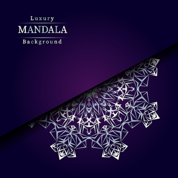 Kreativer Luxus-Mandala-Hintergrund