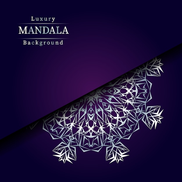 Kreativer Luxus-Mandala-Hintergrund