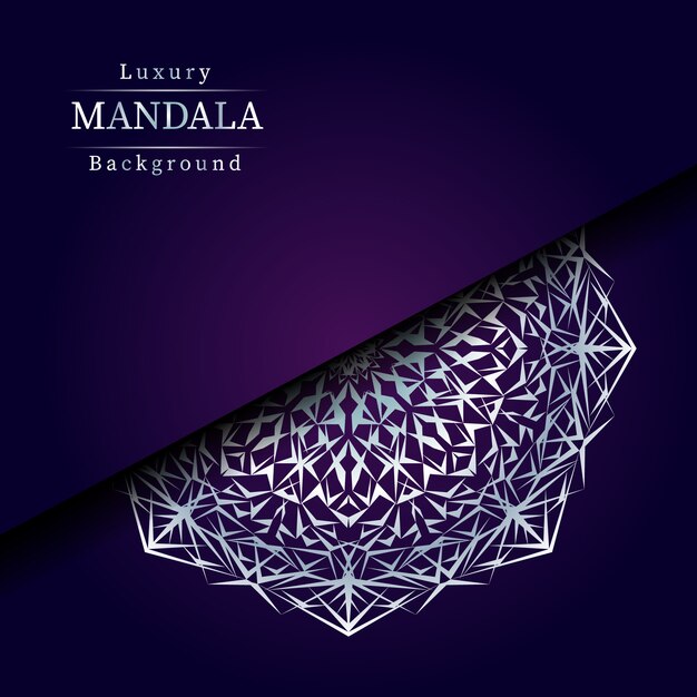 Kreativer Luxus-Mandala-Hintergrund