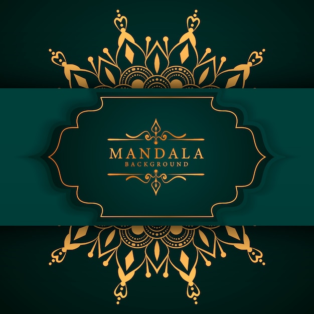 Kreativer Luxus-Mandala-Hintergrund