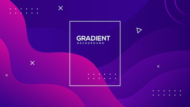 Kreativer minimaler geometrischer Hintergrund Dynamische FormenkompositionTrendige Verlaufsformen