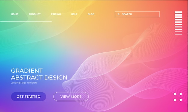 Kreativer reibungsloser Übergang Abstrakt Vektor-Gradient-Design des Hintergrunds