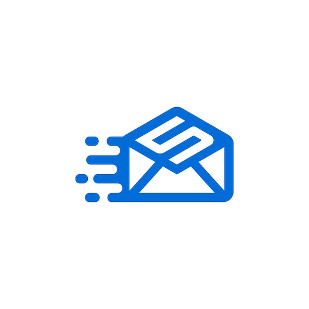 Kreativer s-mail-logo-design-vektor