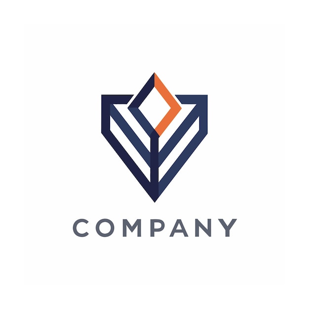Kreativer und eleganter minimalistischer Logo-Design-Vektor für jedes Markenunternehmen