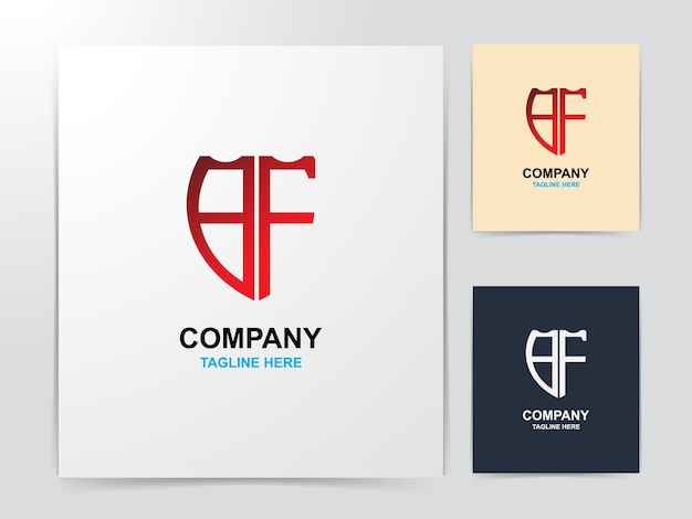 Kreatives bf-monogramm-logo-design