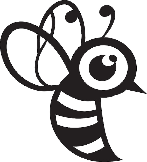 Kreatives Bienen-Logo-Symbol