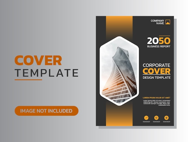 Kreatives corporate-buchcover-design