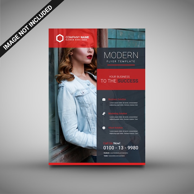 Vektor kreatives corporate magazin cover