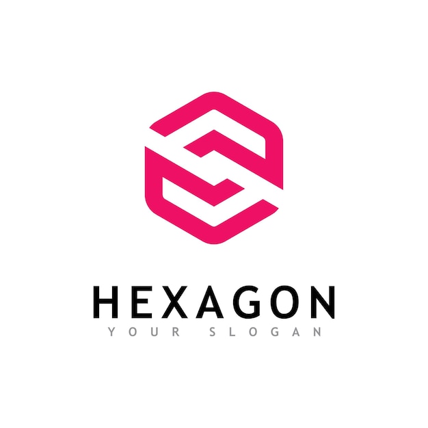 Kreatives hexagon-logo-vektordesign