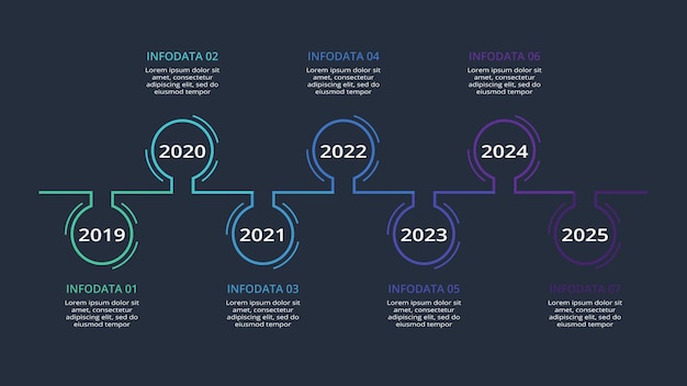 Vektor kreatives konzept für infografik mit 4 schritten optionen teile oder prozesse