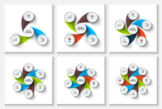 Kreatives Konzept für Infografik