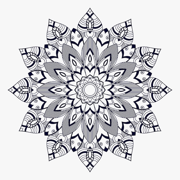 Kreatives mandala design premium