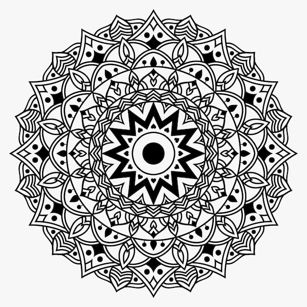 Kreatives mandala-design