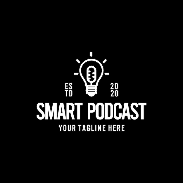 Kreatives smart podcast logo design