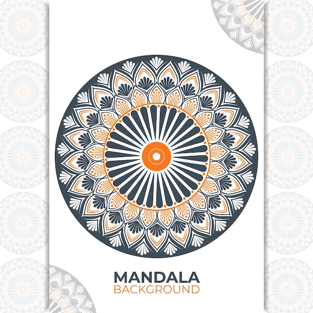 Kreatives und einzigartiges Mandala-Kunstdesign