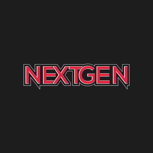 Vektor kreatives vektordesign des nextgen-logos