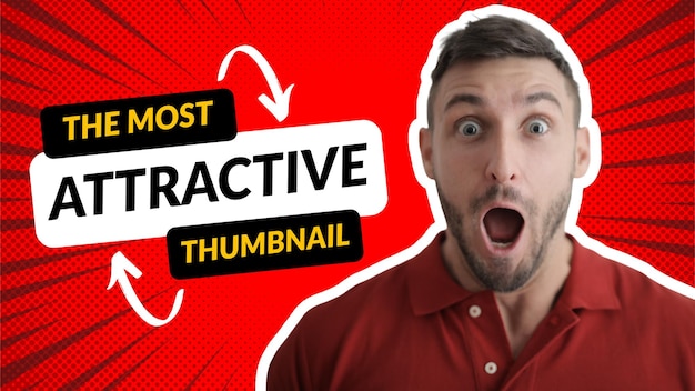 Kreatives Youtube-Miniaturbild bereit zum Gebrauch