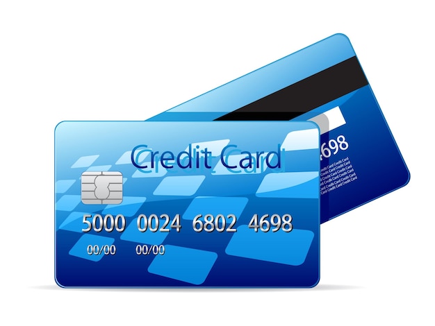 Kreditkarten-Vektor-Illustration