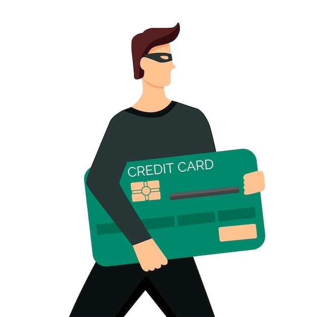 Kreditkartenbetrüger stiehlt geld