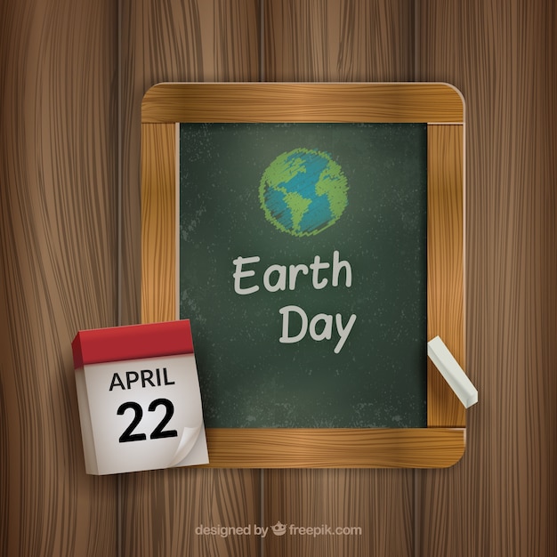 Kreide gezeichnet Earth Day