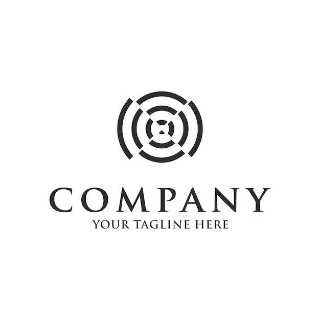 Kreis-Logo-Design-Vektor-Bilder
