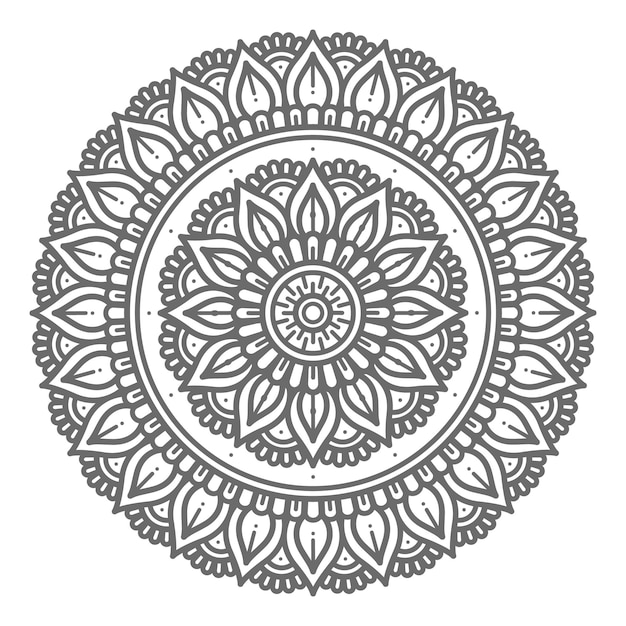 Kreis Stil Mandala Illustration für die Dekoration