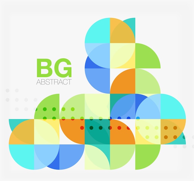 Kreisbanner. Vektorvorlagenhintergrund für Workflow-Layout-Diagramm-Nummernoptionen oder Webdesign