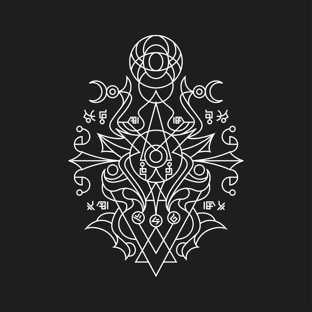 Kreisbeschwörungsgeometrie-Stil