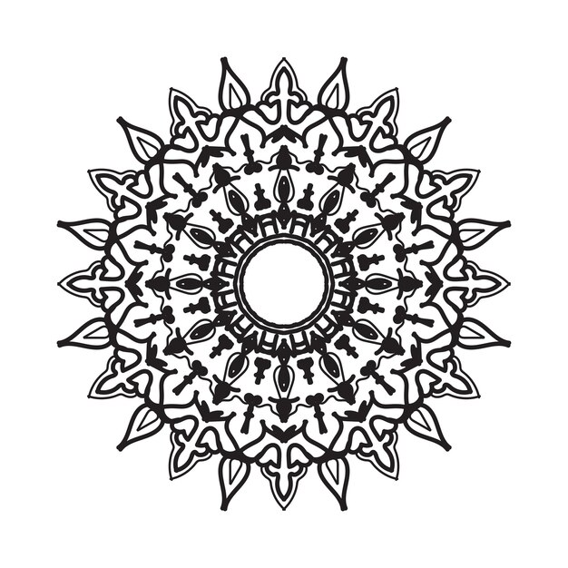 Kreisförmige mandala-kunstdekorationselemente
