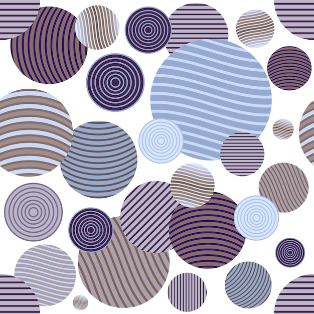 Kreismuster Moderne, stilvolle Textur Sich wiederholender spiralförmiger abstrakter Hintergrund für Tapeten