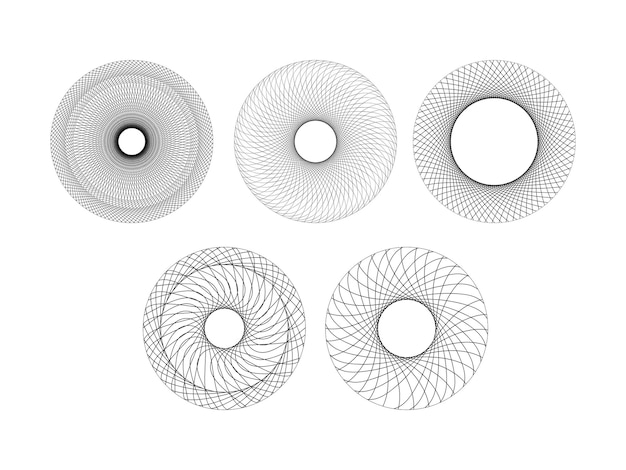 Vektor kreisumrissform-geometrie