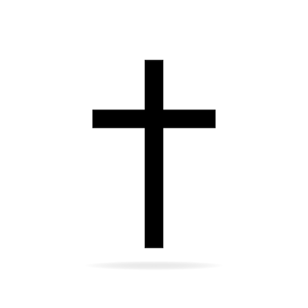 Kreuz einfaches Symbol Stock Vektor Illustration