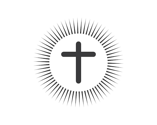 Kreuz-Symbol-Vektor-Illustration-design