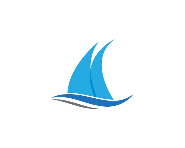 Kreuzfahrtschiff logo template vektor-icon-design