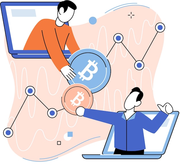 Kryptowährung, Bitcoin-Mining-Metapher, Blockchain-Austauschplattform, Cyber-Banking-Verfahren, Bitcoin-Handelsbrieftasche, E-Währungstransaktionen, digitaler Währungs-Kryptowährungsmarkt, versteckter Bergbau