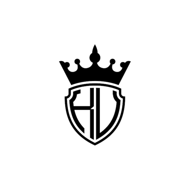 KU-Monogramm-Logo-Design, Buchstabe, Text, Name, Symbol, einfarbig, Logo, Alphabet, Zeichen, einfaches Logo