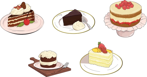 Kuchenillustrationen