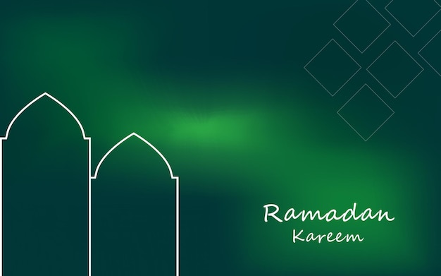 Künstlerisches islamisches ramadan kareem kulturelles bannerdesign