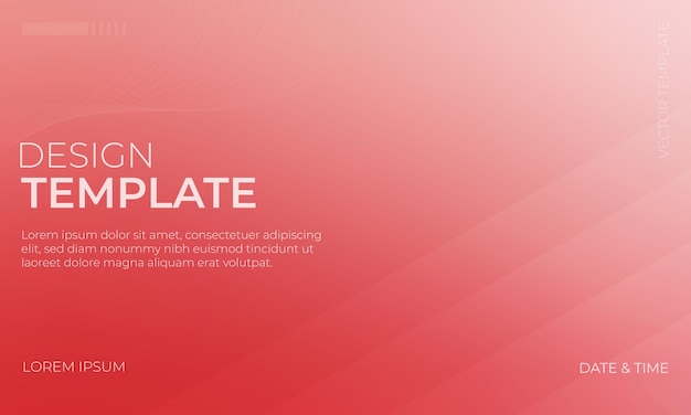 Künstlerisches Soft Red Vector Gradient Grainy Texture Hintergrunddesign