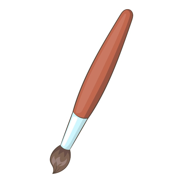 Künstlerpinsel zum Zeichnen von Ikonen Cartoon-Illustration von Pinsel zum Zeichen von Vektorpinsel für Webdesign