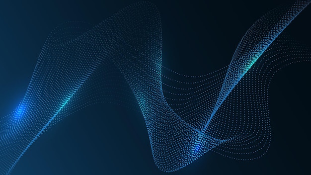 Künstliche Intelligenz, Hintergrund der KI-Technologie. Big-Data-Konzept. Hi-Tech-Kommunikationskonzept Innovation abstrakte Hintergrundvektorillustration