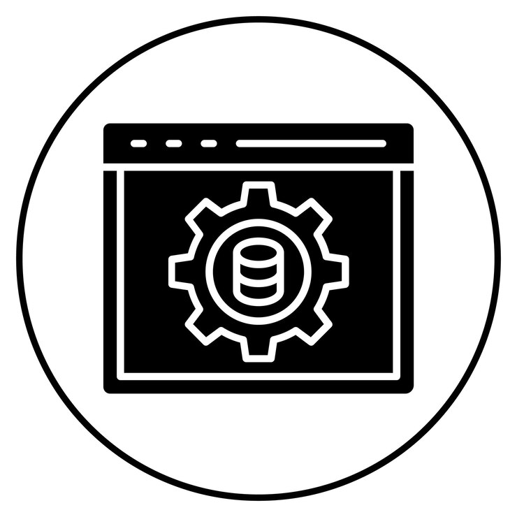 Vektor kundendatenplattformen ikonen vektorbild kann für marketingtechnologie verwendet werden