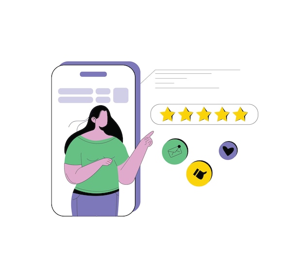 Kundenerfahrung CX oder UX Benutzererfahrung Feedback oder Kommentar Meinung zu Produkt und Dienstleistung