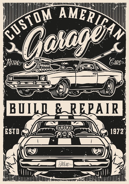 Kundenspezifisches Autowerkstatt-Reparaturservice-Poster