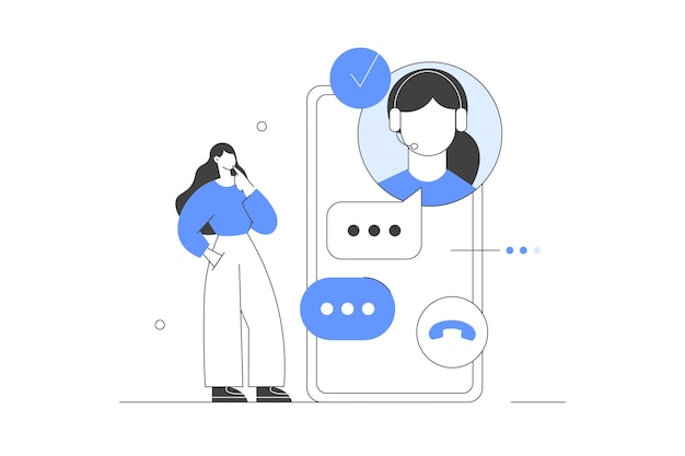 Kundenunterstützung Online-Helpdesk-Plattform Fragen stellen, Antworten erhalten Callcenter-Betreiber
